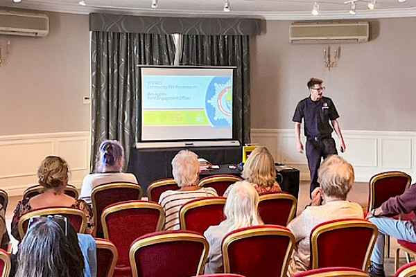 CareYourWay Chichester Bring Tea, Tips and Fire Safety to Avisford Park Hotel!