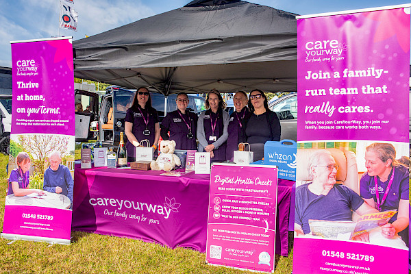 CareYourWay South Devon Shines at the Kingsbridge Show with Community, Care, and Fundraising!